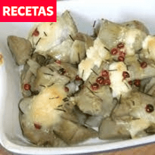Alcachofas con Queso Cabra y Aceite Oliva